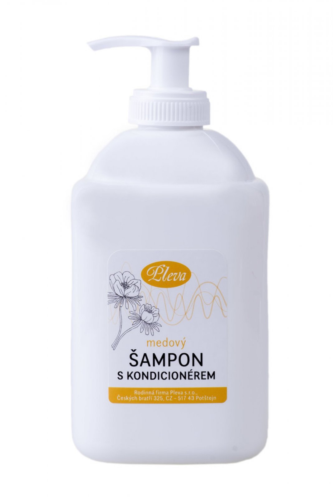 Pleva Medový šampon s kondicionérem 500 g